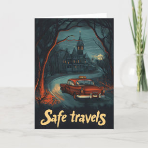 Cartes Pour Fêtes Annuelles Voyage en sécurité Voyage d'horreur