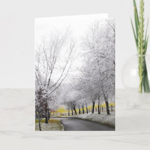 Cartes Pour Fêtes Annuelles Voyage gelé