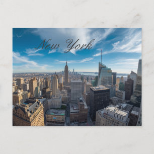Cartes Pour Fêtes Annuelles Voyage panoramique à New York 