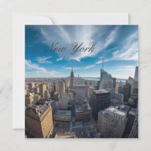 Cartes Pour Fêtes Annuelles Voyage panoramique à New York 