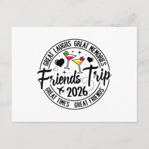 Cartes Pour Fêtes Annuelles Voyage Vacances 2026 Amis Groupe Associé