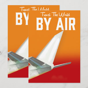 Cartes Pour Fêtes Annuelles Voyagez autour du monde par avion