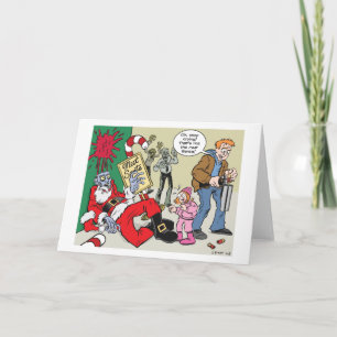 Cartes Pour Fêtes Annuelles Vrai Père Noël