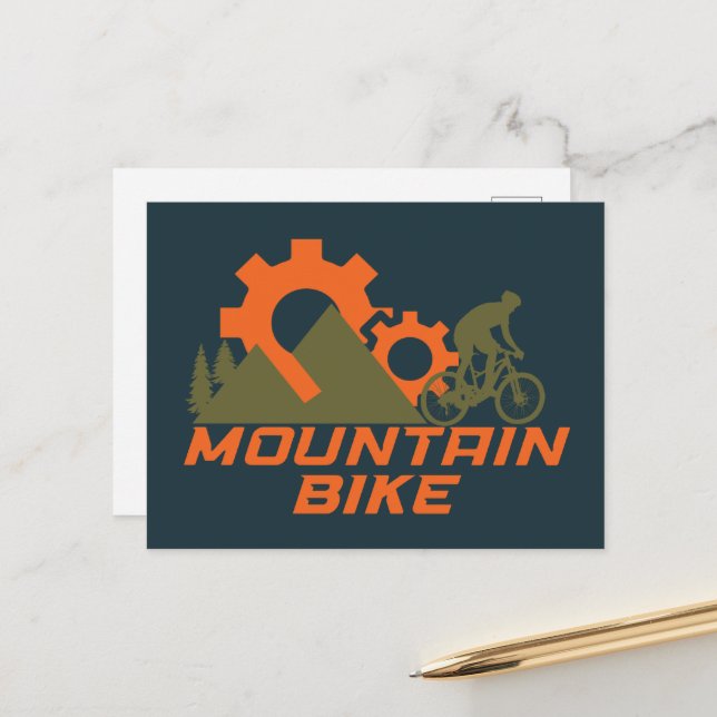 CARTES POUR FÊTES ANNUELLES VTT (Devant/Arrière en situation)