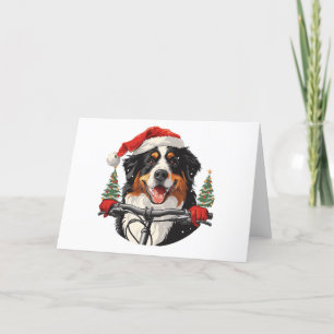 Cartes Pour Fêtes Annuelles VTT bernois de Noël
