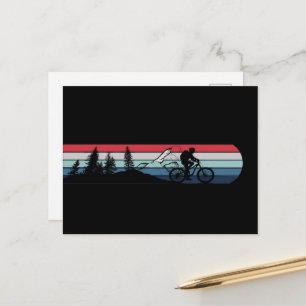 Cartes Pour Fêtes Annuelles VTT Downhill Vélos de Montagne