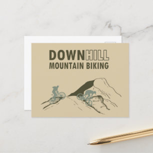 Cartes Pour Fêtes Annuelles VTT en descente