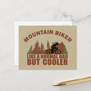 Cartes Pour Fêtes Annuelles VTT papa vintage