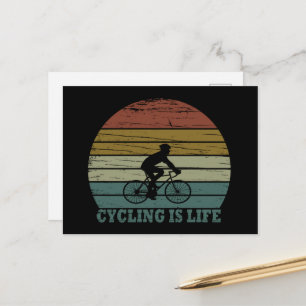 Cartes Pour Fêtes Annuelles Vtt Vélo Tout Terrain Drôle Cyclisme