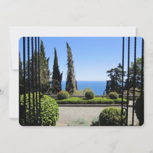 Cartes Pour Fêtes Annuelles Vue de la fenêtre