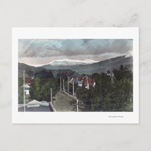 Cartes Pour Fêtes Annuelles Vue de Topo de bâti de CitySanta Paula, CA