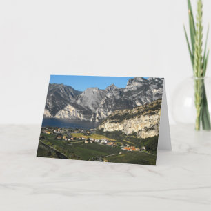 Cartes Pour Fêtes Annuelles Vue des montagnes de dolomite en Italie du nord