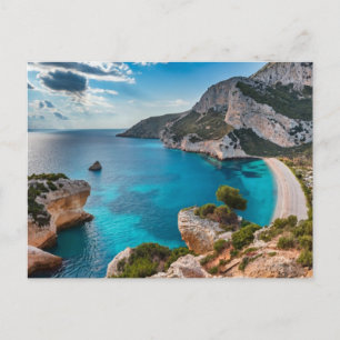 Cartes Pour Fêtes Annuelles Vue du littoral de Palaiokastritsa, Corfou, Grèce