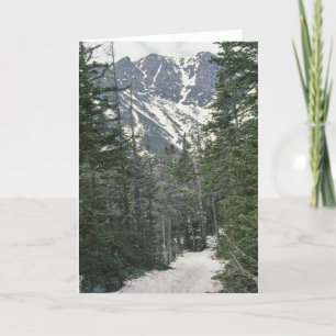 Cartes Pour Fêtes Annuelles Vue du sentier Mt Washington