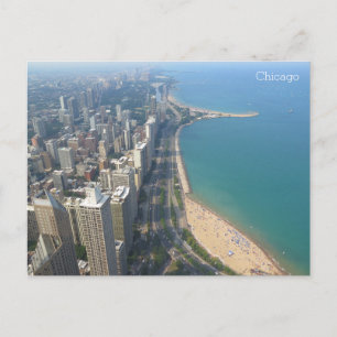 Cartes Pour Fêtes Annuelles vue panoramique à 360° de Chicago