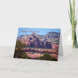 Cartes Pour Fêtes Annuelles Vue Sedona, Bonne retraite