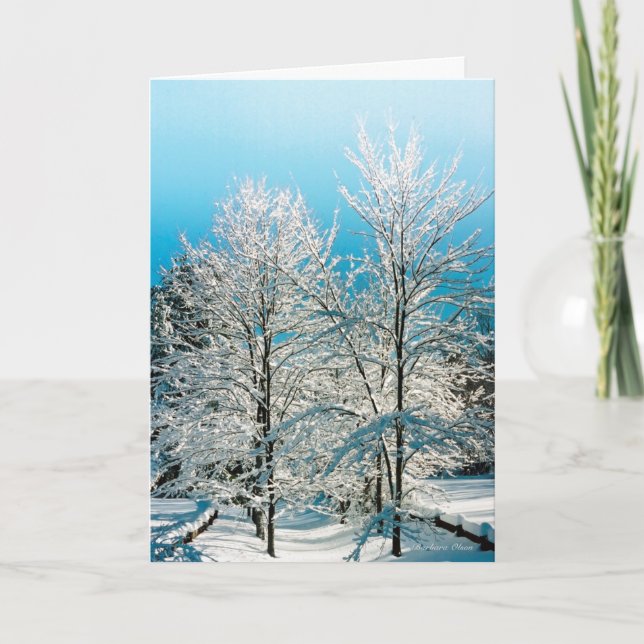 Cartes Pour Fêtes Annuelles Walden Pond (Devant)