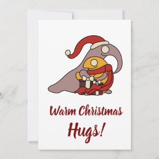 Cartes Pour Fêtes Annuelles Warm Christmas Hugs