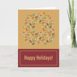 Cartes Pour Fêtes Annuelles Warm & Cozy Traditional Christmas Card