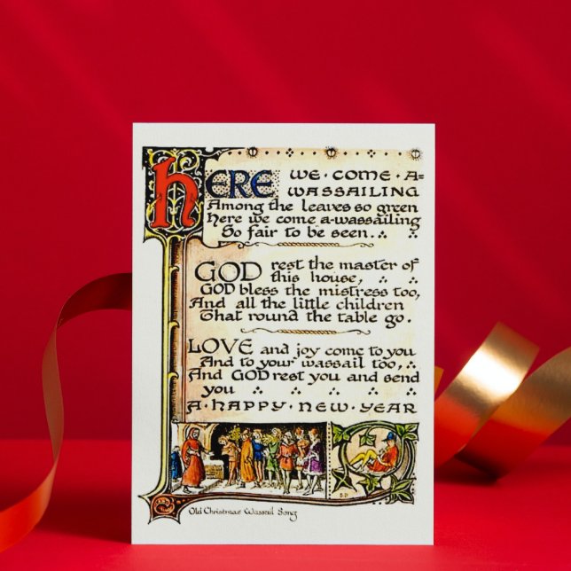 Cartes Pour Fêtes Annuelles Wassail (Créateur téléchargé)