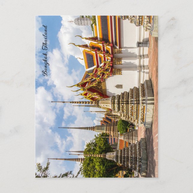 Cartes Pour Fêtes Annuelles Wat Pho, Bangkok, Thaïlande (Devant)