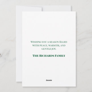 Cartes Pour Fêtes Annuelles Watercolor Christmas Tree Holiday Card