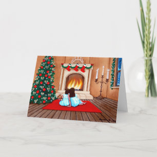Cartes Pour Fêtes Annuelles "Wating pour le père noël "