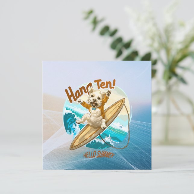 Cartes Pour Fêtes Annuelles Waves & Woofs Woofs (Debout devant)