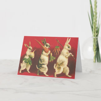 Cartes Pour Fêtes Annuelles Wee Rabbits