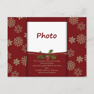 Cartes Pour Fêtes Annuelles Weihnachtskarte