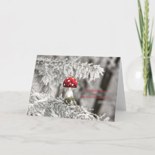 Cartes Pour Fêtes Annuelles Weihnachtskarte Christbaum Fliegenpilz
