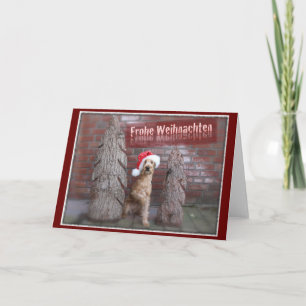 Cartes Pour Fêtes Annuelles Weihnachtskarte "Irish Terrier"