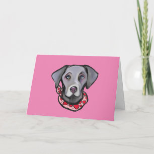 CARTES POUR FÊTES ANNUELLES WEIMARANA