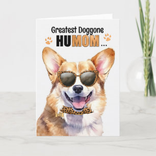 Cartes Pour Fêtes Annuelles Welsh Corgi Chien le plus grand HuMOM Fête des mèr