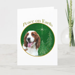 Cartes Pour Fêtes Annuelles Welsh Springer Spaniel Peace