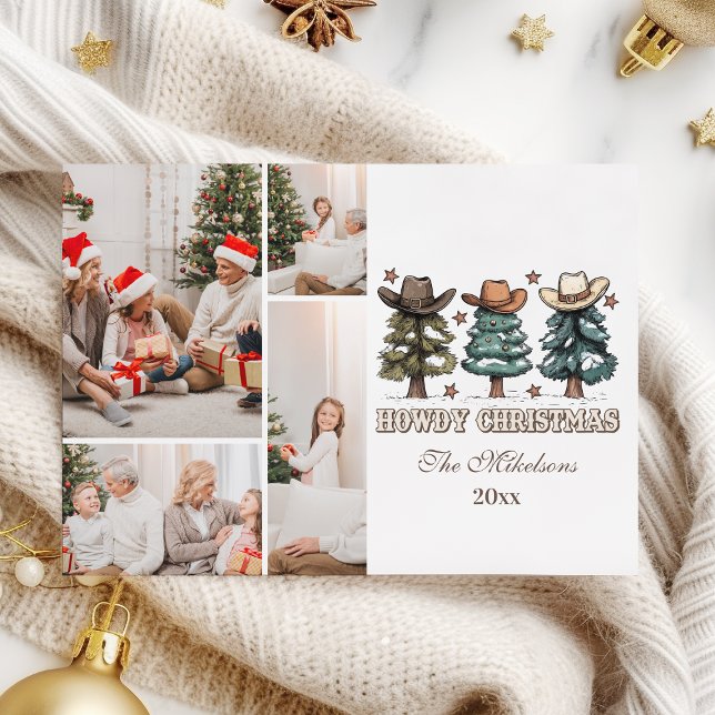 Cartes Pour Fêtes Annuelles  Western Howdy Christmas 4 photo (Créateur téléchargé)
