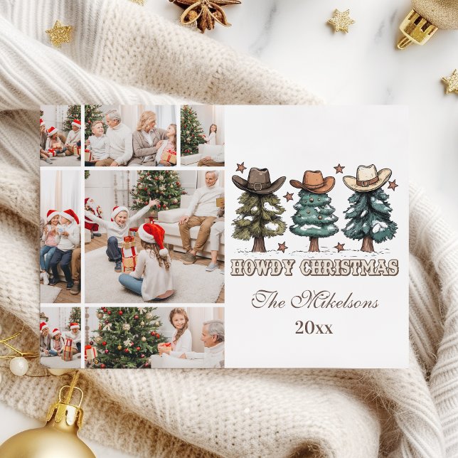 Cartes Pour Fêtes Annuelles  Western Howdy Christmas 7 photo (Créateur téléchargé)