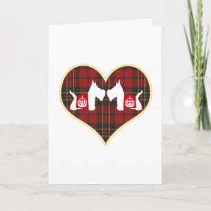 Cartes Pour Fêtes Annuelles Westie Royal Crown