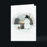 Cartes Pour Fêtes Annuelles Westie & Scottie Construire un Snowman<br><div class="desc">Oui,  ils l'ont construit eux-mêmes ! ! Ce Westie et Scottie passent une bonne journée d'hiver ensemble ! Avez-vous un Westie et Scottie,  nous le faisons ! Ces designs sont créés à partir de mon oeuvre originale et disponibles sur les vêtements,  la nouveauté et les cadeaux! Profite ! !</div>