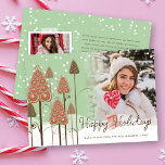 Cartes Pour Fêtes Annuelles Whimsical Christmas Trees Winter Wonderland Photo<br><div class="desc">Conçu par fat*fa*tin. Facile à customiser avec votre propre texte,  photo ou image. Pour des demandes personnalisées,  veuillez contacter fat*fa*tin directement. Des frais personnalisés s'appliquent. www.zazzle.com/fat_fa_tin www.zazzle.com/color_therapy www.zazzle.com/fatfatin_blue_knot www.zazzle.com/fatfatin_red_knot www.zazzle.com/fatfatin_mini_me www.zazzle.com/fatfatin_box www.zazzle.com/fatfatin_design www.zazzle.com/fatfatin_ink</div>