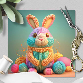 Cartes Pour Fêtes Annuelles Whimsical Cute Bunny Easter