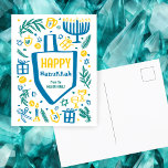 Cartes Pour Fêtes Annuelles Whimsical Cute Dreidel Menorah CUSTOM HANOUKKA<br><div class="desc">Carte de vacances idéale pour une carte de vacances amusante! L'art fait main pour vous ! ENTIÈREMENT PERSONNALISABLE ! Cliquez sur "Personnaliser" ci-dessus pour modifier le texte. Cliquez sur "modifier à l'aide de l'outil de conception" pour ajuster les polices, les couleurs et les placements. (consultez mon magasin pour d'autres modèles...</div>