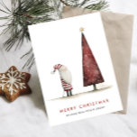 Cartes Pour Fêtes Annuelles Whimsical Minimal Santa Claus Christmas Corporate<br><div class="desc">Surprenez et apportez la joie à vos proches et rendez la fête inoubliable. Pour plus de personnalisation,  cliquez sur le lien "customiser plus" et utilisez notre outil de conception pour modifier ce modèle.</div>