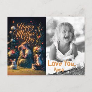 Cartes Pour Fêtes Annuelles *~* Whimsical Sweet Love Mother's Day Photo AP72