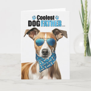 Cartes Pour Fêtes Annuelles Whippet Chien Coolest Papa Fête des pères