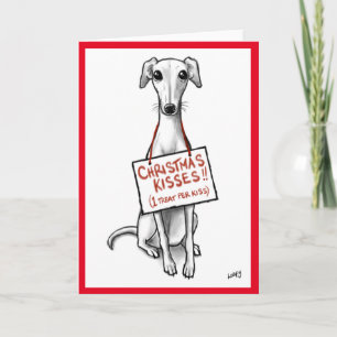 Cartes Pour Fêtes Annuelles Whippet Kisses