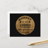 Whiskey cite d'étranges paroles d'alcool