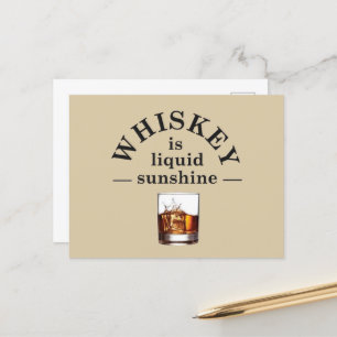 Cartes Pour Fêtes Annuelles Whiskey cite d'humoristiques paroles d'alcool cade