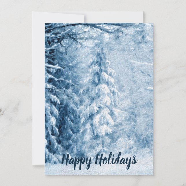 Cartes Pour Fêtes Annuelles Whispers d'hiver (Devant)