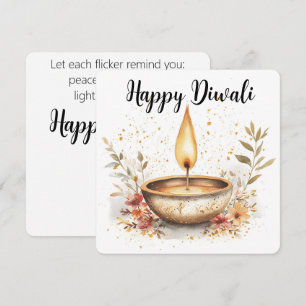 Cartes Pour Fêtes Annuelles Whispers of Flame, Diwali